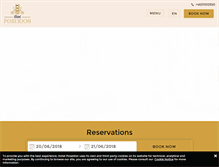 Tablet Screenshot of hotelposeidon.com